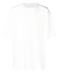 Мужская белая футболка с круглым вырезом от MM6 MAISON MARGIELA