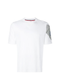Мужская белая футболка с круглым вырезом от Moncler Gamme Bleu