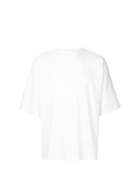 Мужская белая футболка с круглым вырезом от Monkey Time