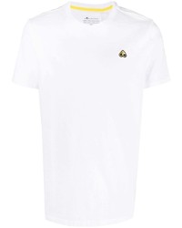 Мужская белая футболка с круглым вырезом от Moose Knuckles