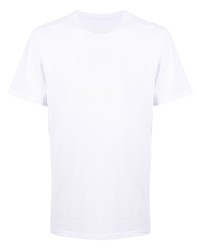 Мужская белая футболка с круглым вырезом от MSGM