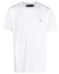 Мужская белая футболка с круглым вырезом от MTL STUDIO