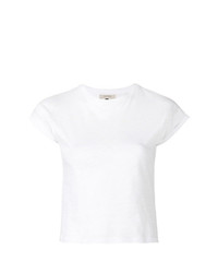 Женская белая футболка с круглым вырезом от Murmur