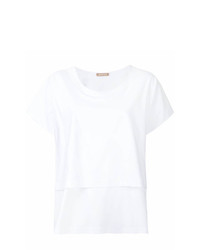 Женская белая футболка с круглым вырезом от Nehera