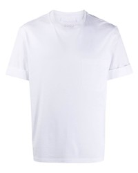 Мужская белая футболка с круглым вырезом от Neil Barrett