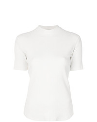 Женская белая футболка с круглым вырезом от Nomia