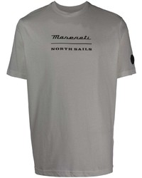 Мужская белая футболка с круглым вырезом от North Sails