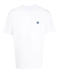 Мужская белая футболка с круглым вырезом от Off Duty