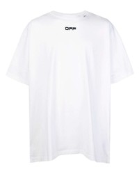 Мужская белая футболка с круглым вырезом от Off-White