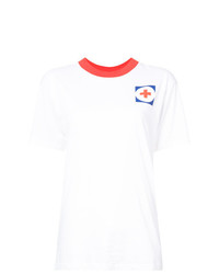 Женская белая футболка с круглым вырезом от Off-White