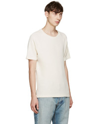 Мужская белая футболка с круглым вырезом от Fanmail