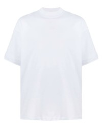 Мужская белая футболка с круглым вырезом от Omc