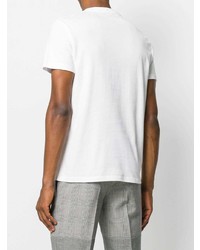 Мужская белая футболка с круглым вырезом от Stella McCartney