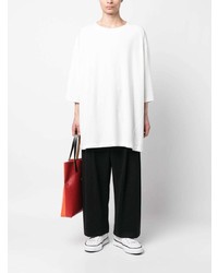 Мужская белая футболка с круглым вырезом от Hed Mayner