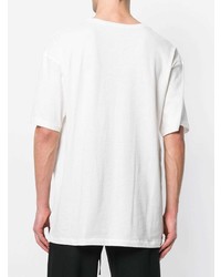 Мужская белая футболка с круглым вырезом от Ann Demeulemeester