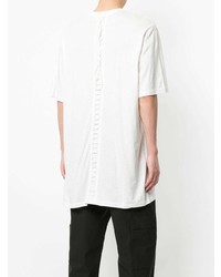 Мужская белая футболка с круглым вырезом от Julius