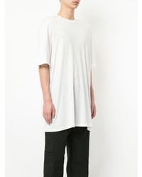 Мужская белая футболка с круглым вырезом от Julius