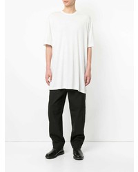 Мужская белая футболка с круглым вырезом от Julius