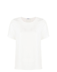 Женская белая футболка с круглым вырезом от P.A.R.O.S.H.