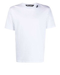 Мужская белая футболка с круглым вырезом от Palm Angels