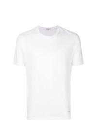 Мужская белая футболка с круглым вырезом от Paolo Pecora