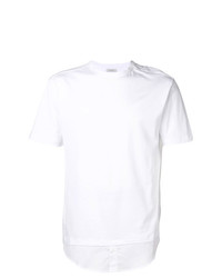 Мужская белая футболка с круглым вырезом от Paolo Pecora
