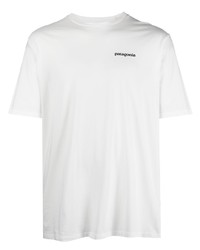 Мужская белая футболка с круглым вырезом от Patagonia