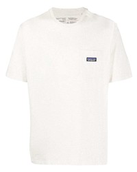 Мужская белая футболка с круглым вырезом от Patagonia