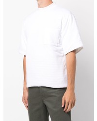 Мужская белая футболка с круглым вырезом от Marni