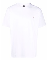 Мужская белая футболка с круглым вырезом от PATTA
