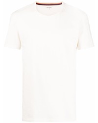 Мужская белая футболка с круглым вырезом от Paul Smith