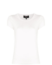 Женская белая футболка с круглым вырезом от Paule Ka