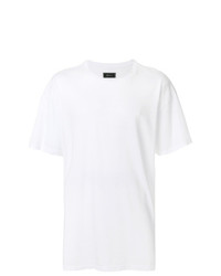Мужская белая футболка с круглым вырезом от Paura