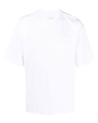 Мужская белая футболка с круглым вырезом от Philippe Model Paris