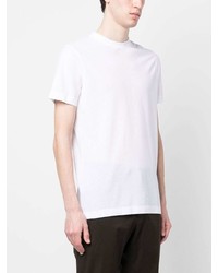 Мужская белая футболка с круглым вырезом от Zanone