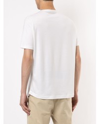 Мужская белая футболка с круглым вырезом от Loro Piana