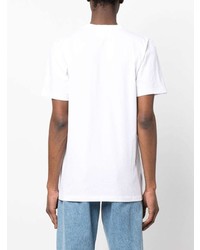 Мужская белая футболка с круглым вырезом от Frame