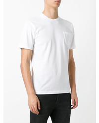 Мужская белая футболка с круглым вырезом от Aspesi