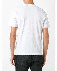 Мужская белая футболка с круглым вырезом от Aspesi