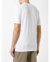 Мужская белая футболка с круглым вырезом от Helmut Lang