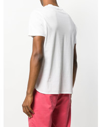 Мужская белая футболка с круглым вырезом от Barena