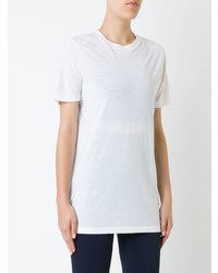 Женская белая футболка с круглым вырезом от LNDR