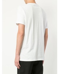 Мужская белая футболка с круглым вырезом от Commune De Paris