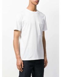 Мужская белая футболка с круглым вырезом от Natural Selection