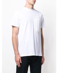 Мужская белая футболка с круглым вырезом от Natural Selection