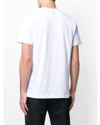 Мужская белая футболка с круглым вырезом от Natural Selection