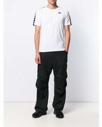 Мужская белая футболка с круглым вырезом от Kappa