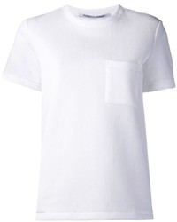 Женская белая футболка с круглым вырезом от Proenza Schouler