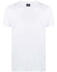 Мужская белая футболка с круглым вырезом от PS Paul Smith