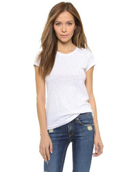 Женская белая футболка с круглым вырезом от Rag & Bone
